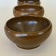 Four Digoin golden sandstone bowls