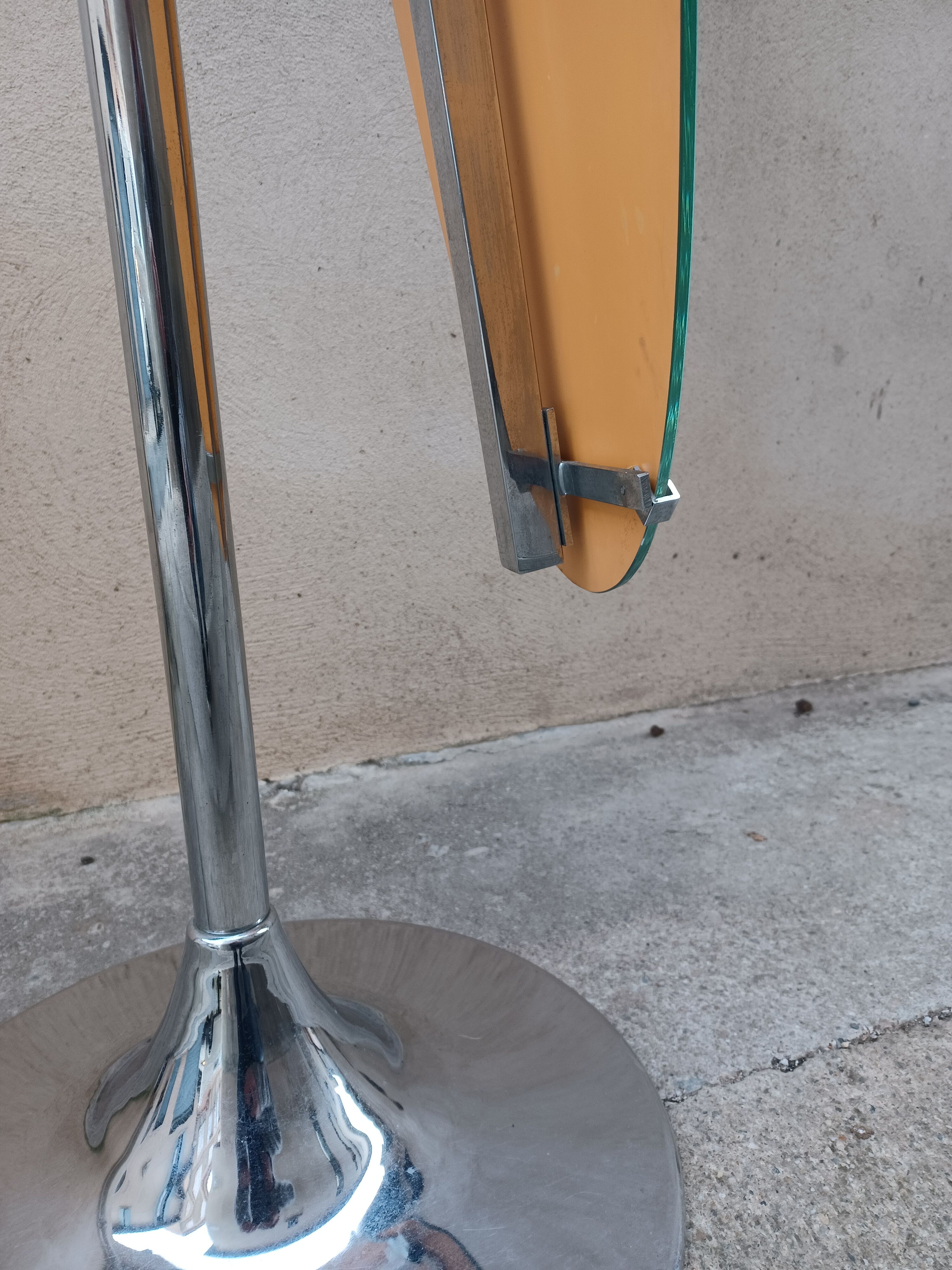 Large free-standing mirror, 1970 45x178cm