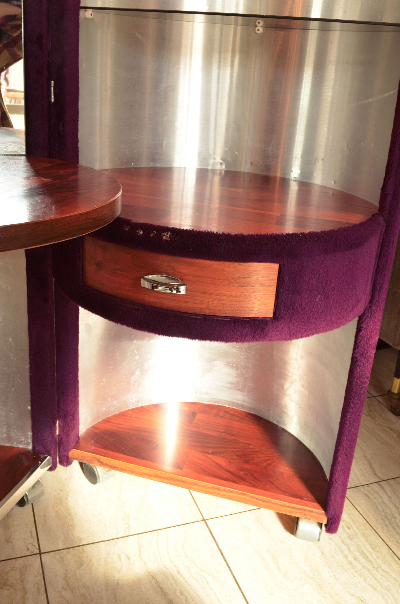 70's moumoutte dressing table, distributed by Roche Bobois