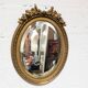 Louis XVI style oval mirror 40x54cm