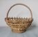 Wicker braided basket