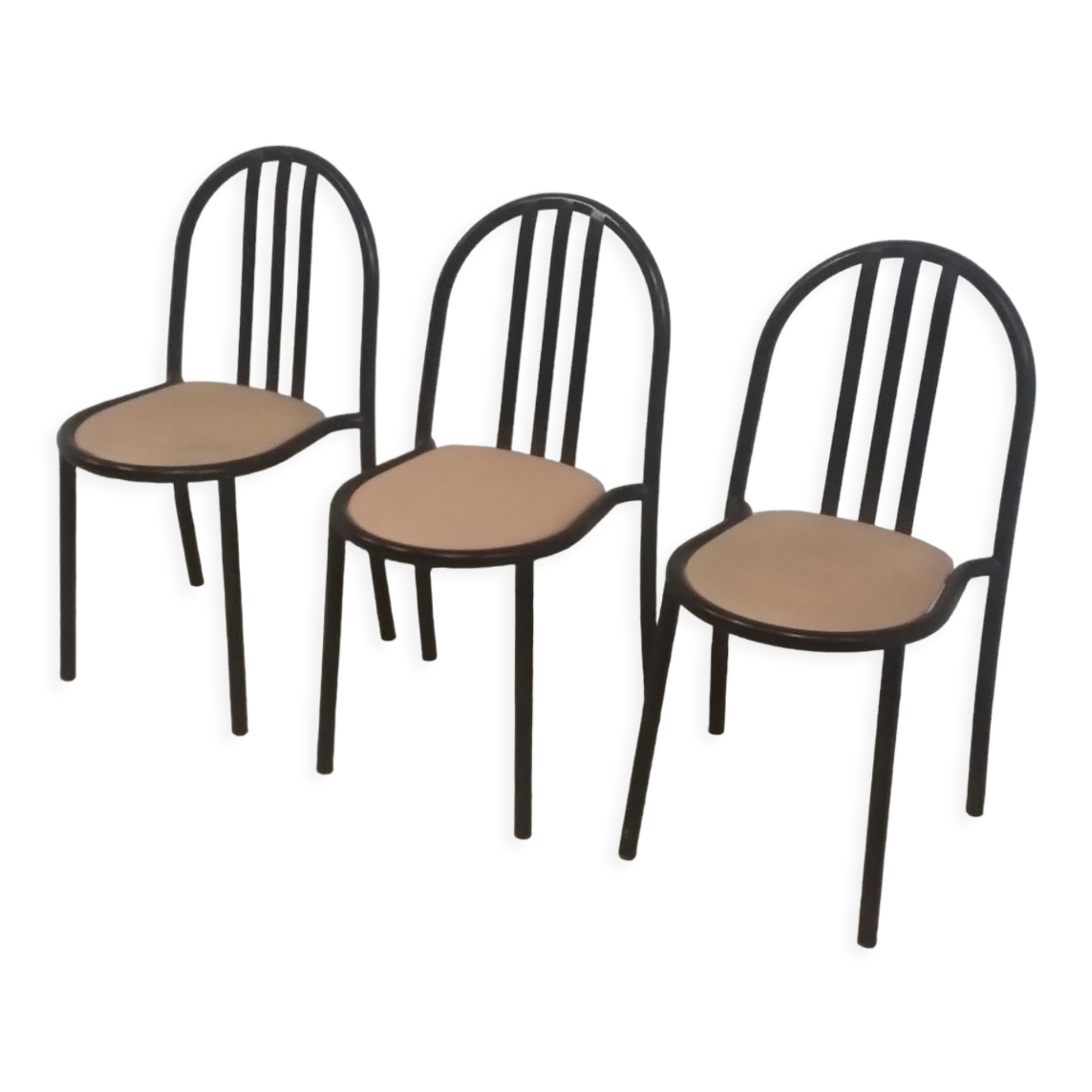 Set of 3 factory chairs