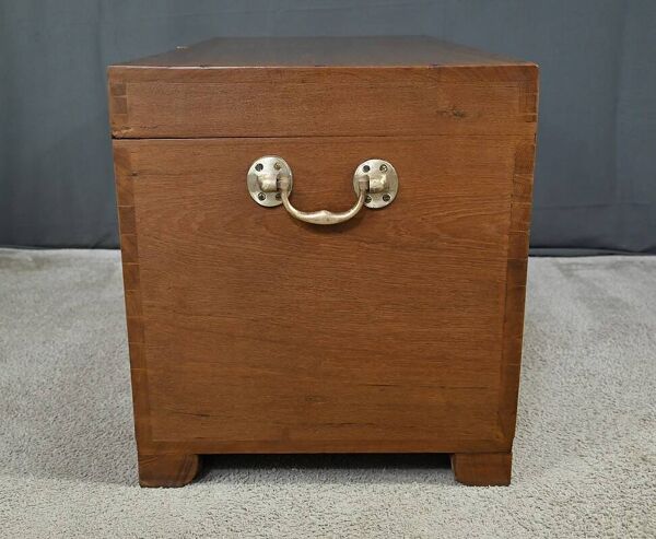 Grand Coffre de Marine en Teck – Fin XIXe