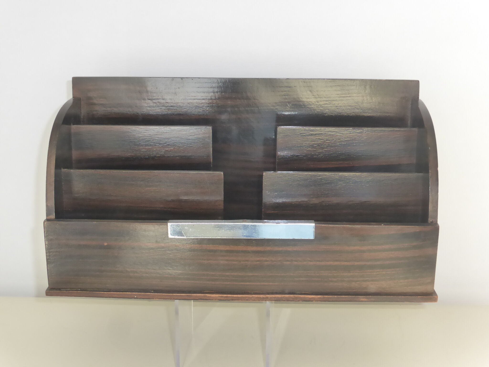 Vintage wooden mail sorter to ask