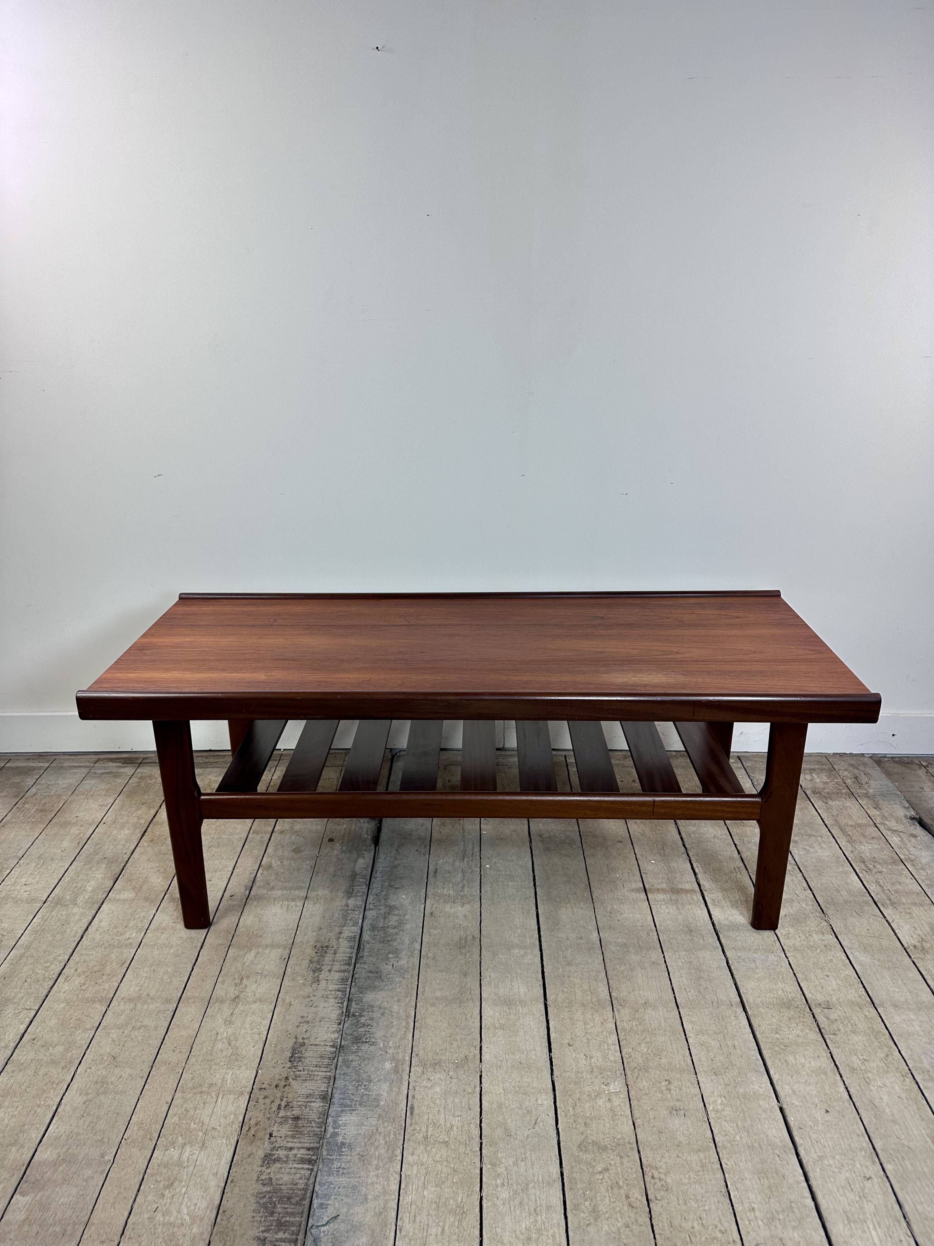 English Myer teak coffee table 1960