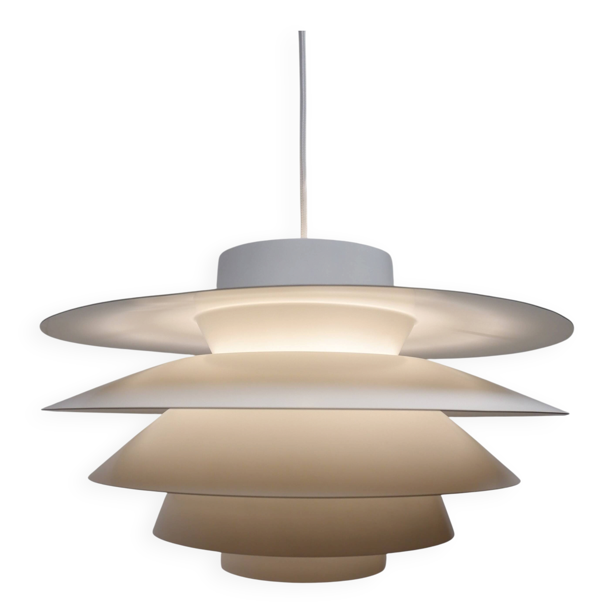 Lampe suspendue danoise modèle Verona, années 1970