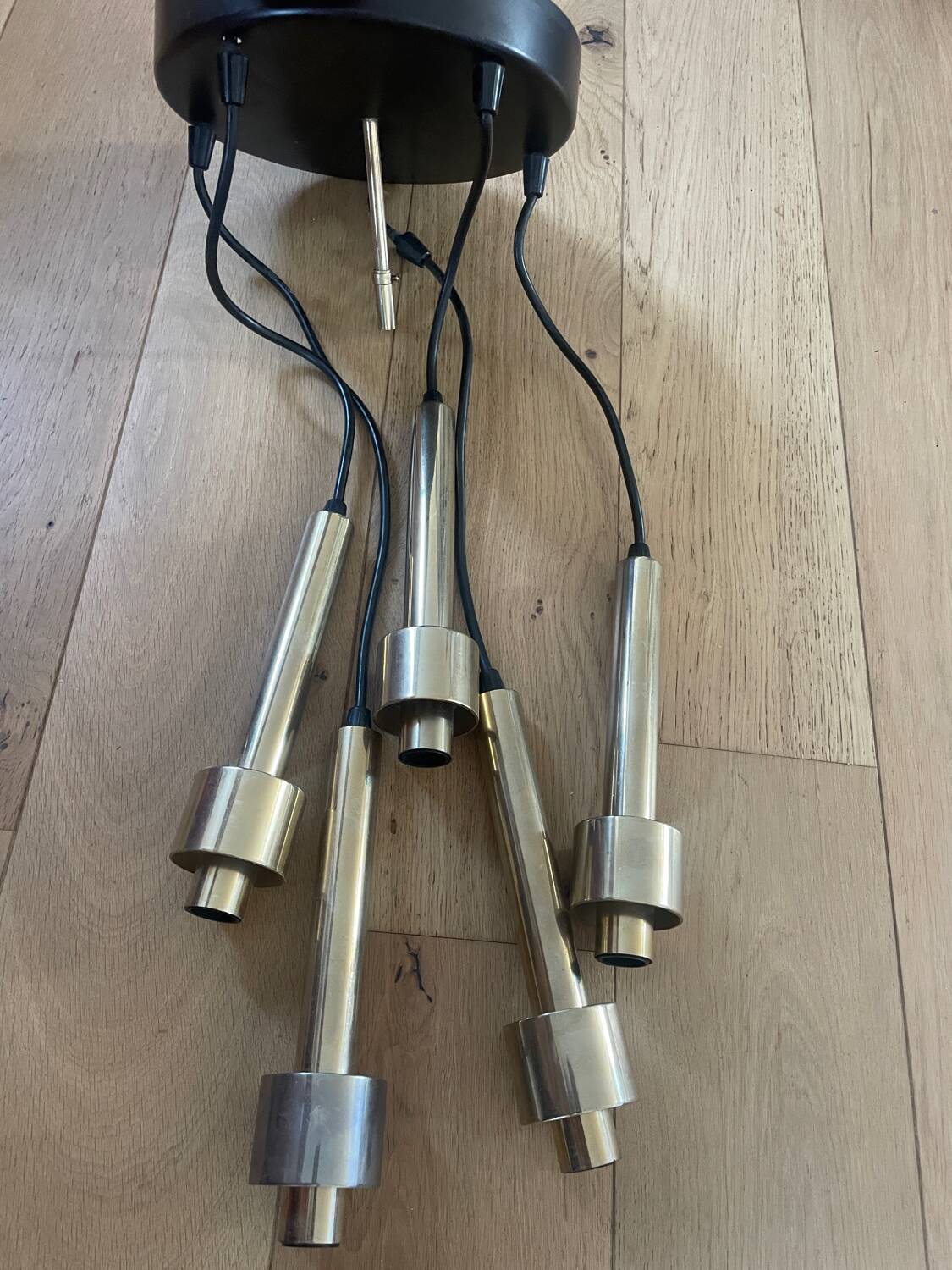 Suspensions chromées années 70 Vintage