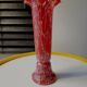 Vase Art déco en verre de Bohême