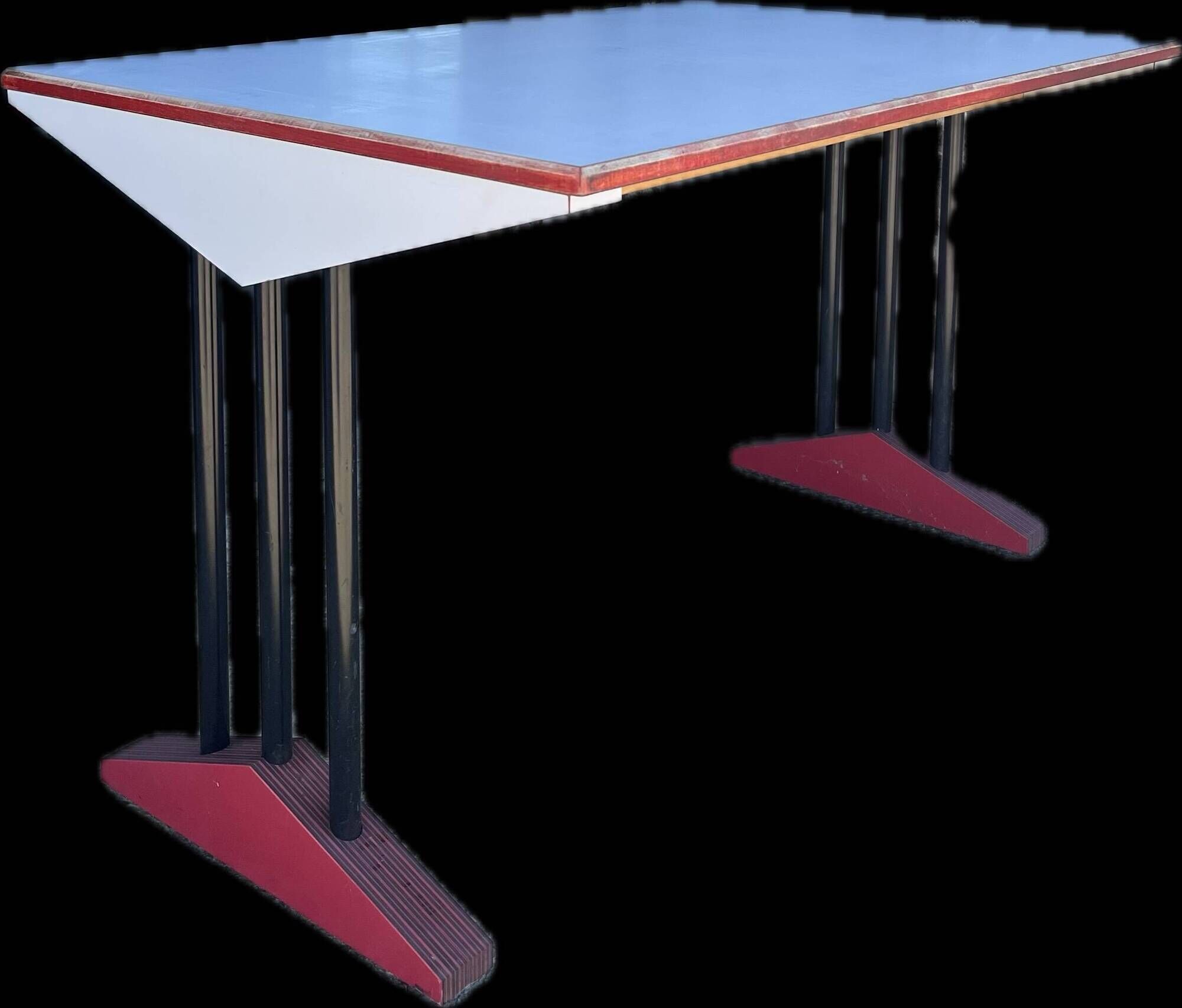 Paire de tables Années 80 Post-modernes