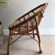 Vintage rattan armchair