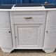 1930 Art Deco sideboard with floral motifs and marble top