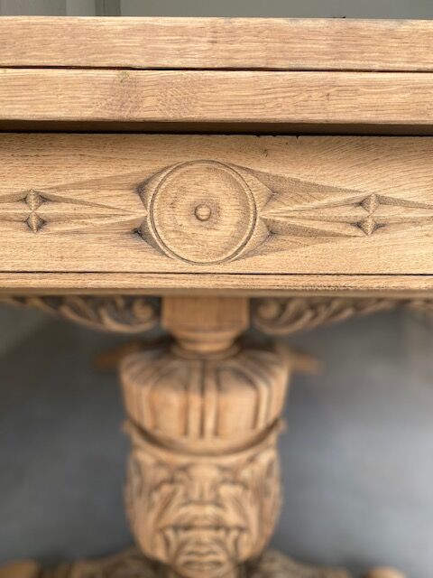 Farmhouse table monastery stripped extendable 300 cm