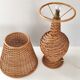 Vintage rattan lamp 1950