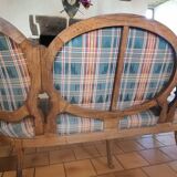 Napoleon Sofa XIX Century back medallions