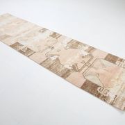 3x11 Rug For Kitchen Brown Beige Turkish Runner Rug, 86x325Cm SK 5286