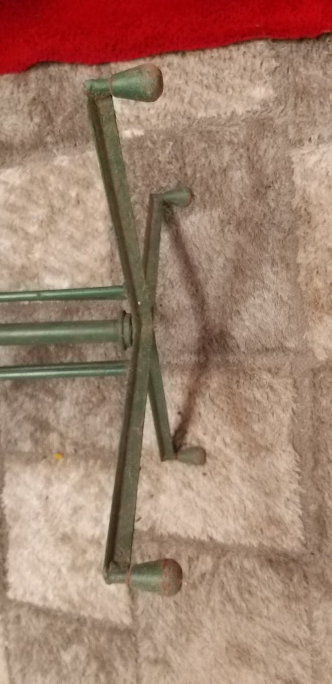 Wrought iron garden table