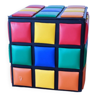 Rubik's cube pouf