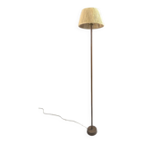 Copper and rope floor lamp circa 1950