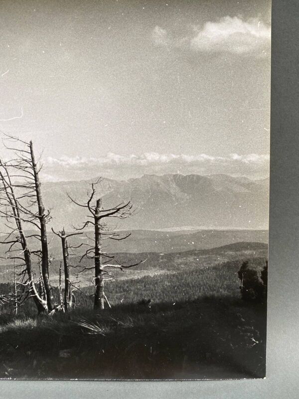 Photographie argentique Bernard Darot Paysage de montagne XXe