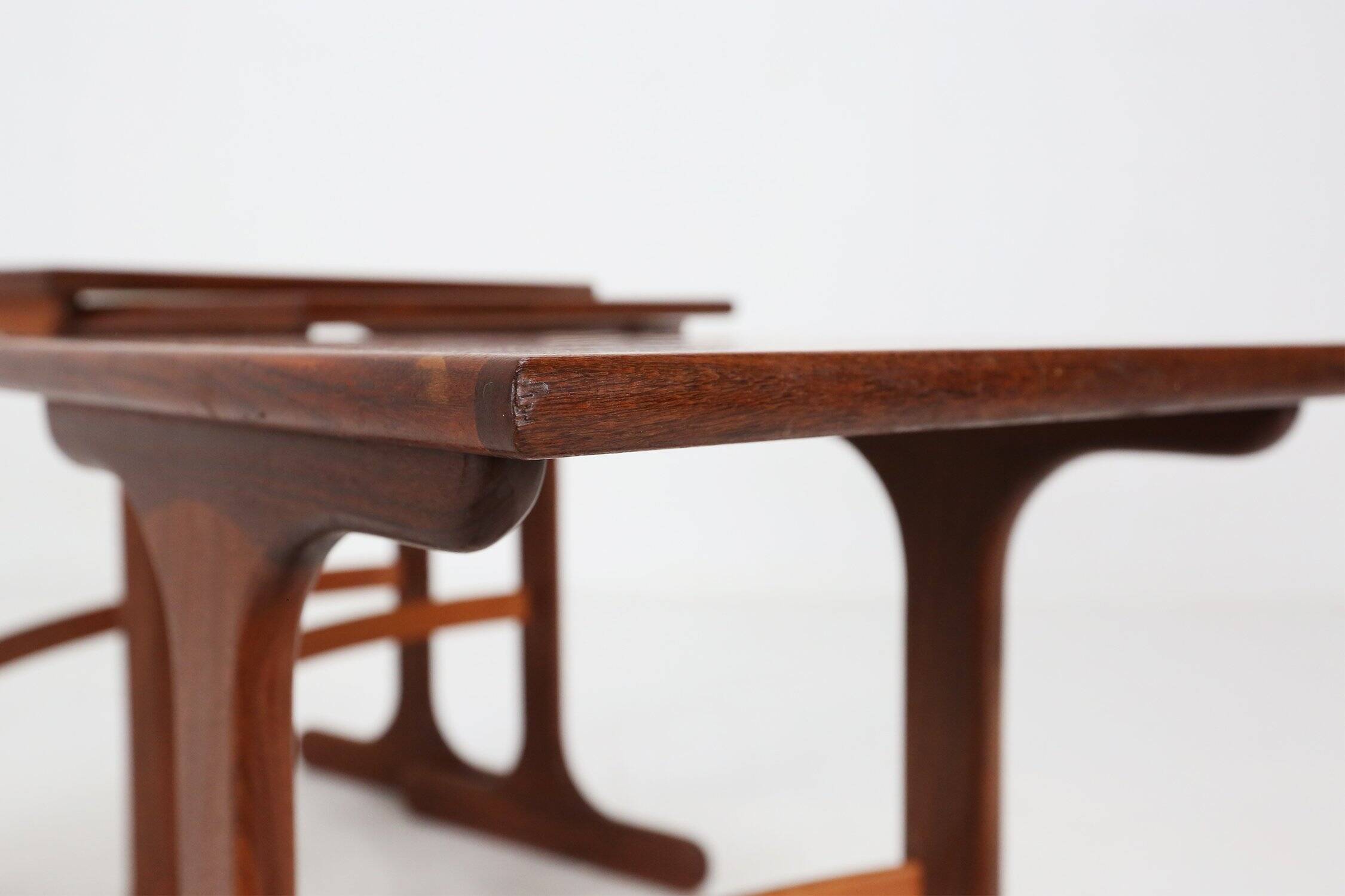 Set of 3 teak wood nesting tables by G-Plan, 1970s, UK ca. 1970