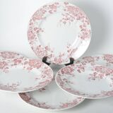 Assiettes plates terre de fer St Amand & hamage