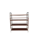 Chromed Bauhaus shelf in bent steel and sheet metal, Europe 1930s
