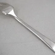 Christofle Concorde Art Deco, 12 silver-plated cake forks, perfect condition.