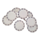 Digoin Sarreguemines earthenware plates Vintage Salies model