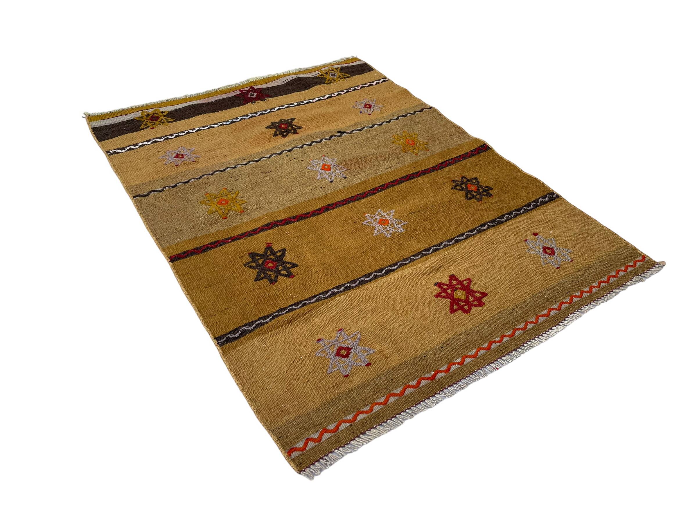 Vintage Turkish Kilim Cushion Cover , 115 X 82 Cm