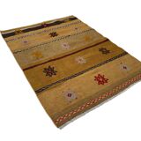Vintage Turkish Kilim Cushion Cover , 115 X 82 Cm