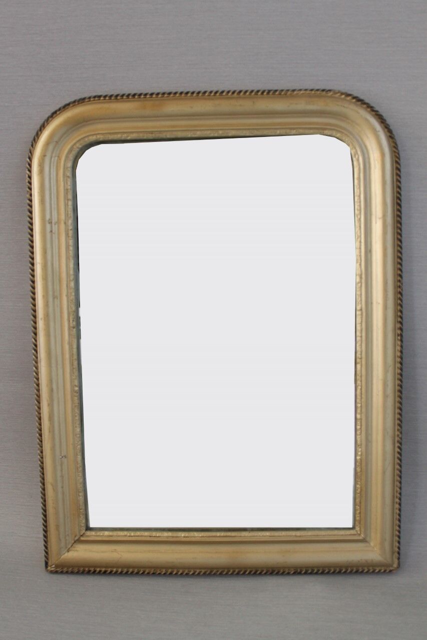 Miroir doré Louis-Philippe - 75x57cm