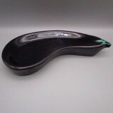 Vintage earthenware bowl in the shape of an eggplant