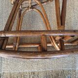 Rattan rocking horse
