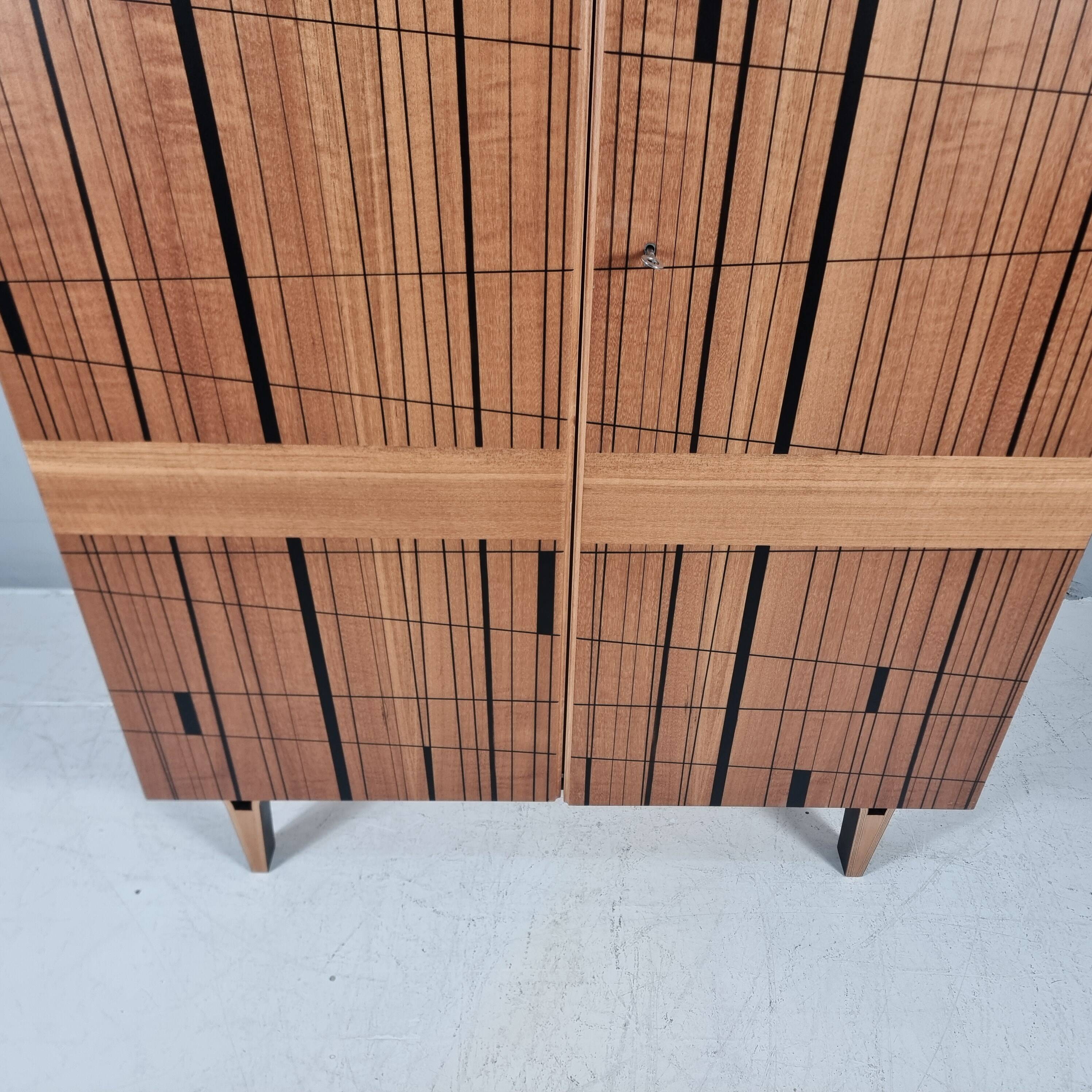 Vintage Wardrobe in Beech, 1970s