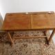 Former double desk of school office in pine of the nineteenth century