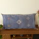 Berber cushion blue cactus silk