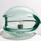 Glass table lamp