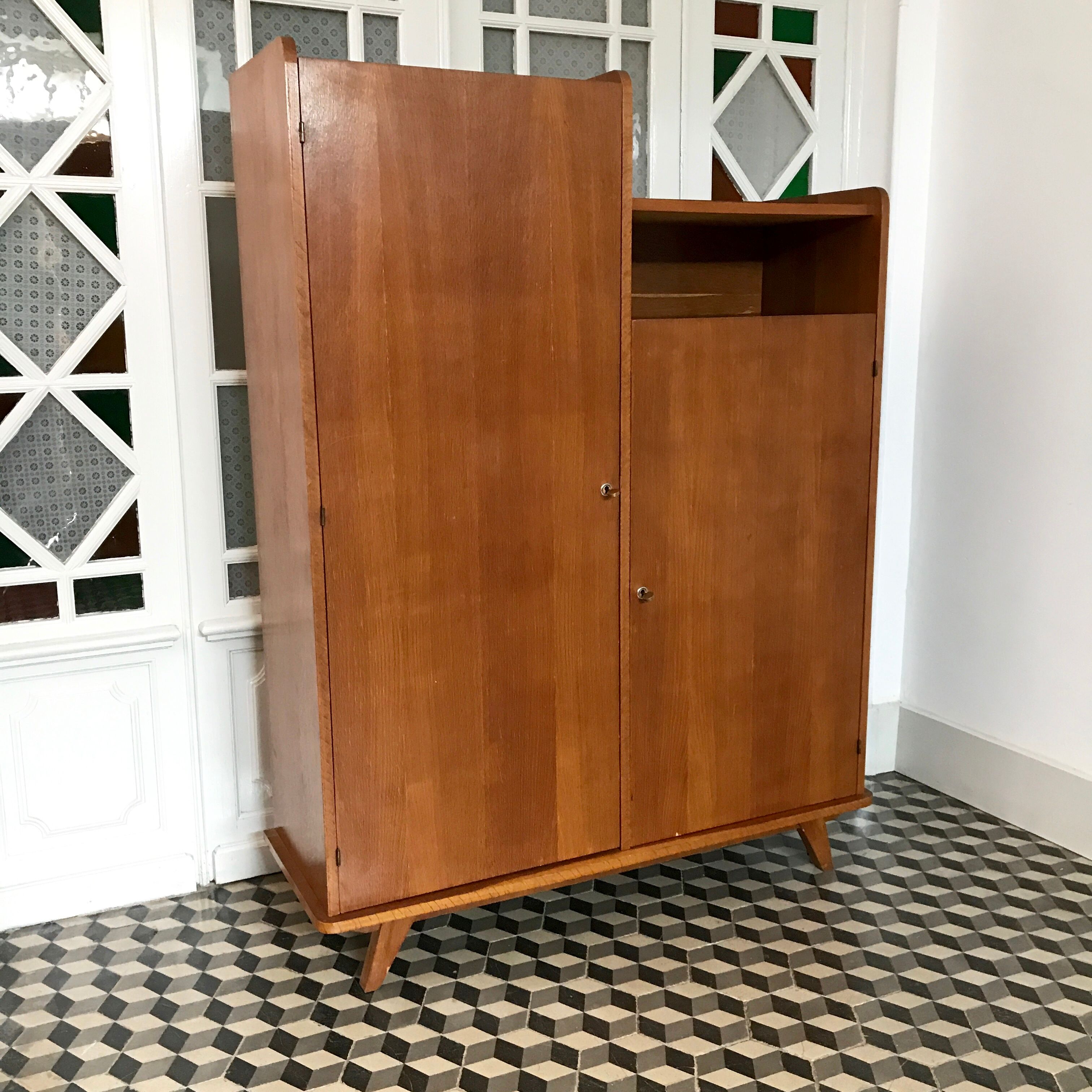 Asymmetric Cabinet wooden