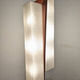 Danish floor lamp in teak and pearly resin from the 50s/60s