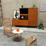 Rattan armchair