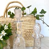 Carafes anciennes en verre