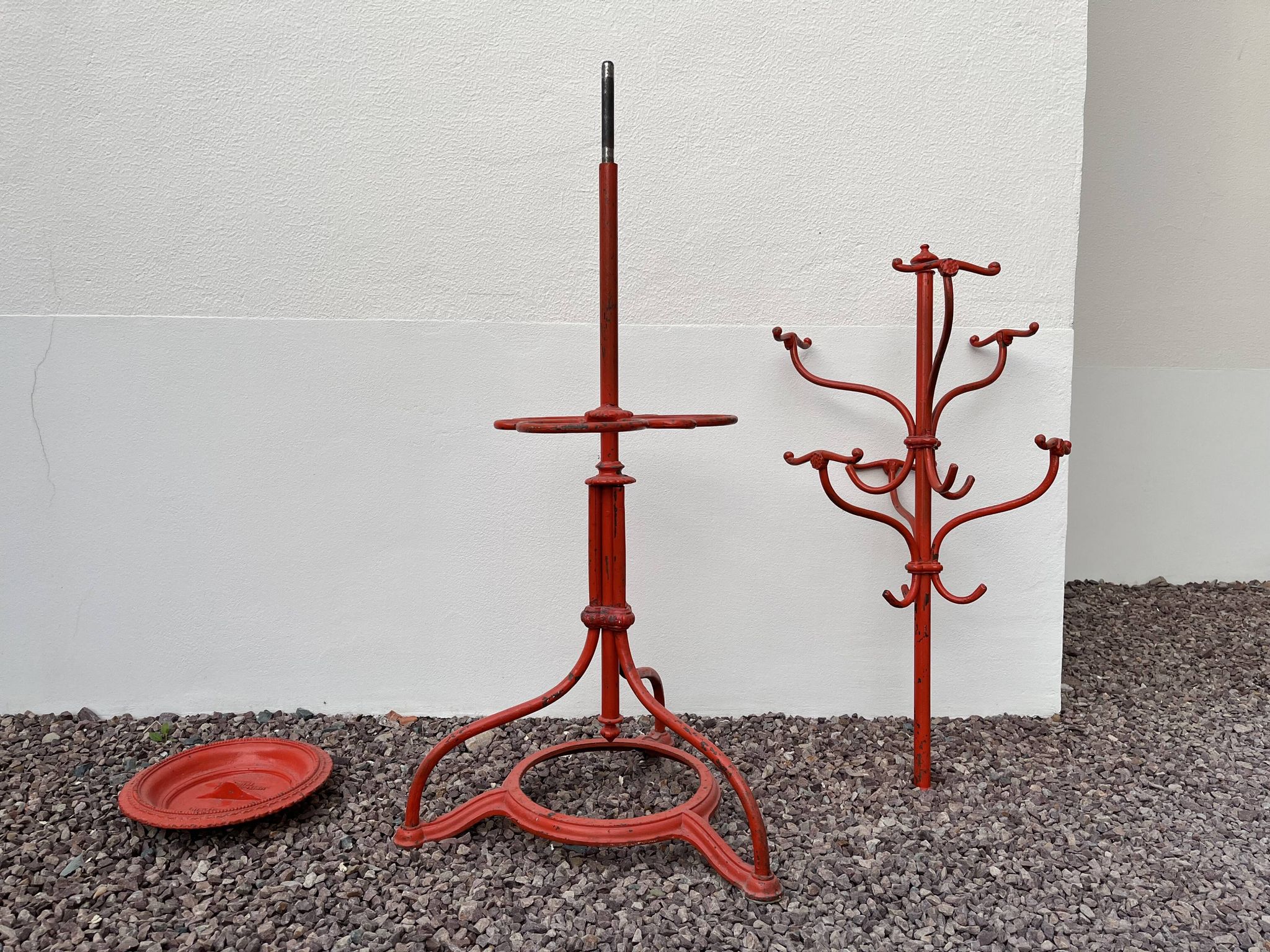 A freestanding coat rack by Hynek Gottwald