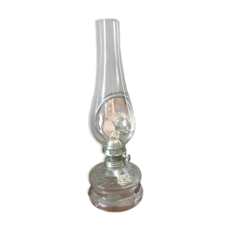 Oil lamp with mirror