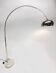 Lampe arc chromée rétro de style années 70 en parfait état