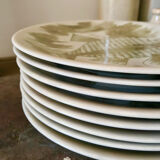 Set of 8 Longchamp fish plates