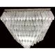 CLEAR “QUADRIEDRO” MURANO GLASS SQUARED FLUSH MOUNT by SimoEng