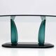 Vintage Italian Murano Glass Coffee Table by Seguso, 1989