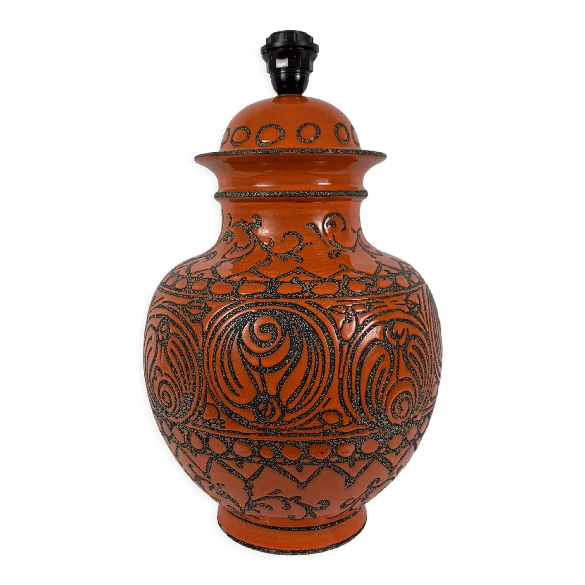 Vintage Italian ceramic lamp foot Alvino Bagni