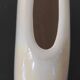 Vase, single flower holder in pearlescent glazed ceramic.