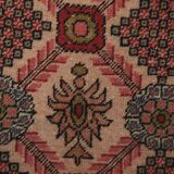 Vintage Turkish rug from Oushak, hand-woven 131x202 cm